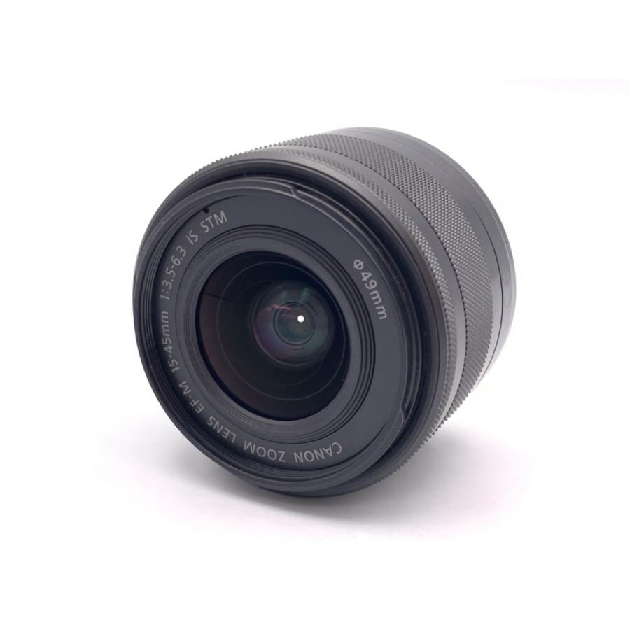 中古】 【良品】 キヤノン EF-M15-45mm F3.5-6.3 IS STM グラファイト