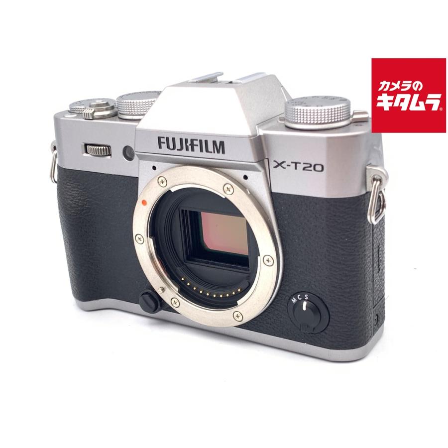 【美品】FUJIFILM X-T20 ボディ シルバー（動作確認済） 中古】 【並品】 フジフイルム X-T20 ボディ シルバー : カメラの