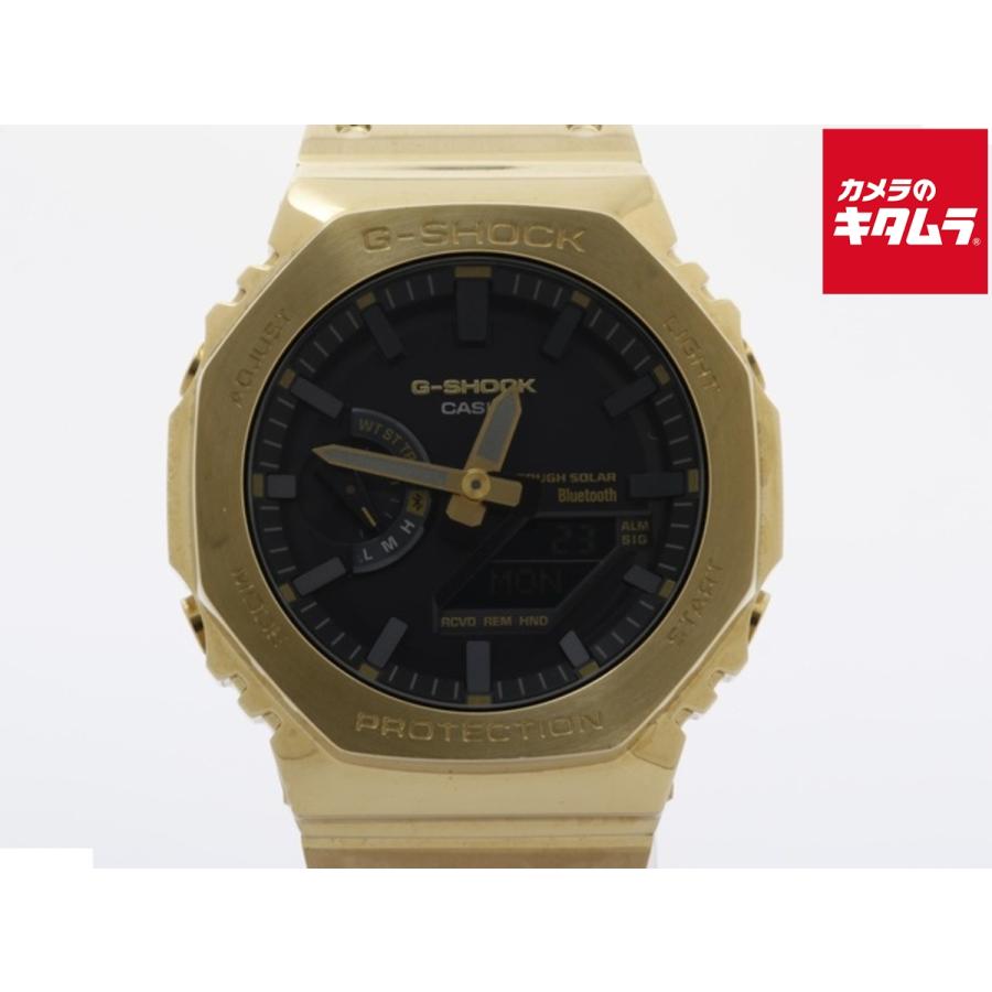 中古】 【良品】 カシオ G-SHOCK ブラック GM-B2100GD-5AJF ステンレス