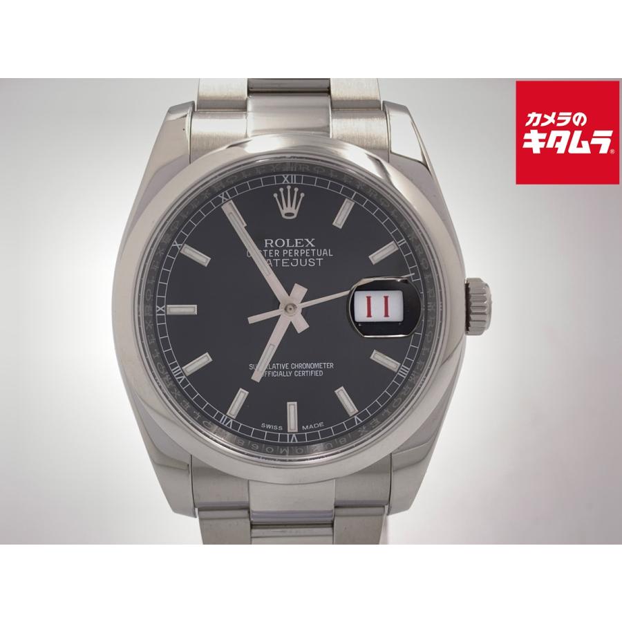 中古】 【良品】 ロレックス(ROLEX) デイトジャスト 36 ブラック