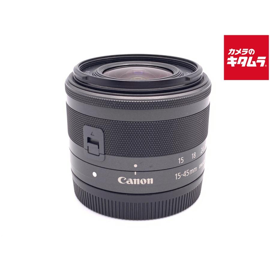 中古】 【良品】 キヤノン EF-M15-45mm F3.5-6.3 IS STM グラファイト