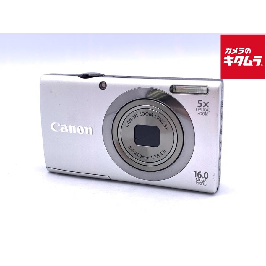 中古】 【難あり品】 キヤノン PowerShot A2300 シルバー : カメラの