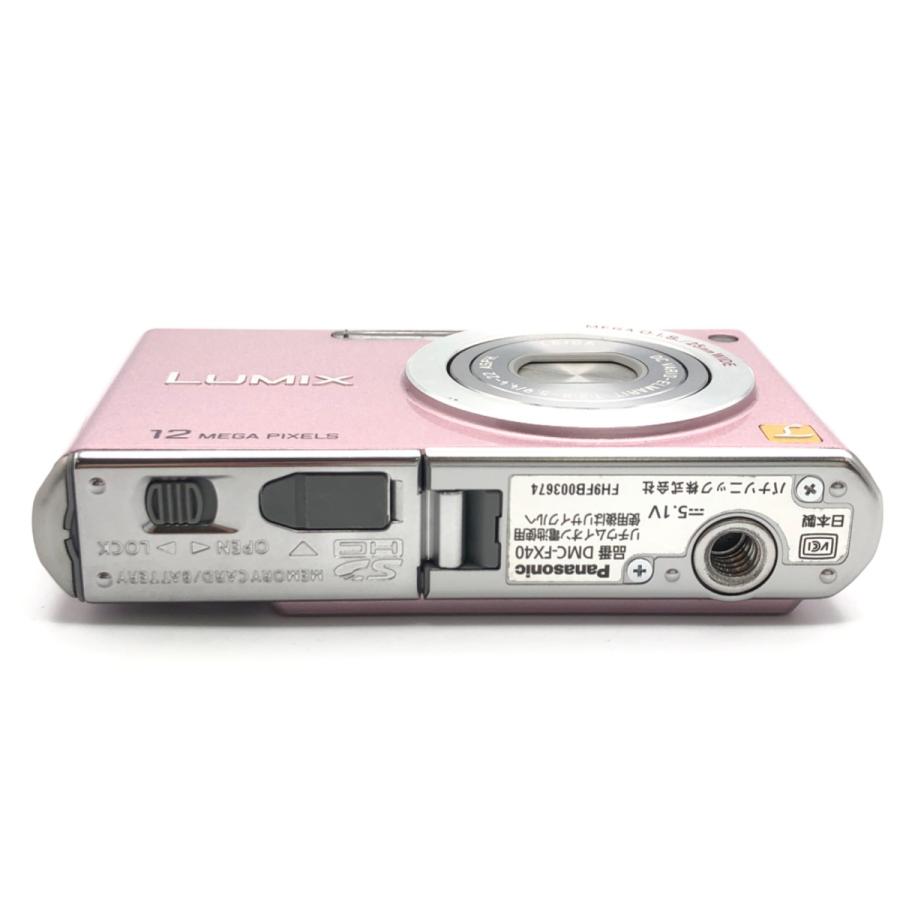 動作確認済みPanasonic LUMIX DMC-FX40 スイートピンク 中古】 【並品】 パナソニック LUMIX DMC-FX40-P スイートピンク