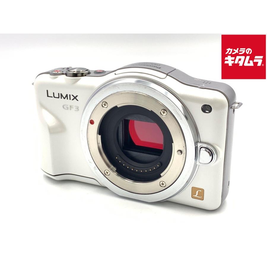 中古】 【並品】 パナソニック LUMIX DMC-GF3-W ボディ シェルホワイト 