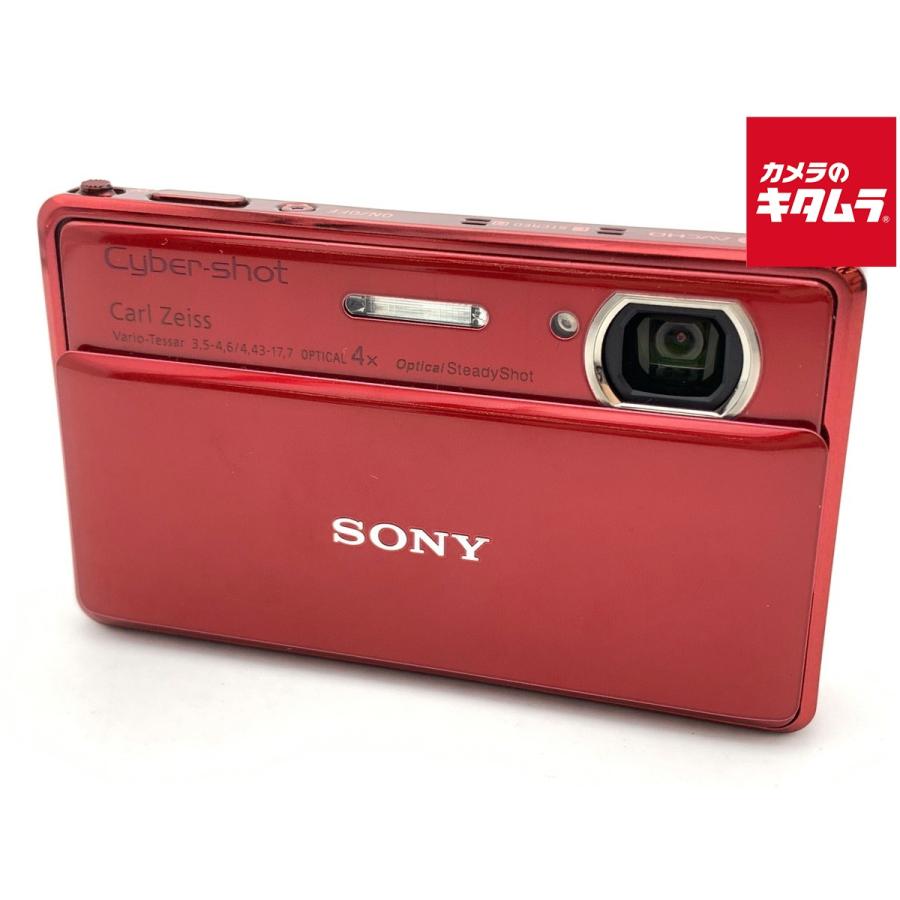中古】 【並品】 ソニー Cyber-shot DSC-TX100V レッド : カメラの 