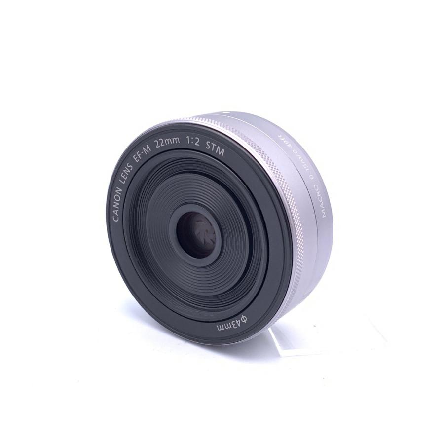中古】 【並品】 キヤノン EF-M22mm F2 STM シルバー : カメラの