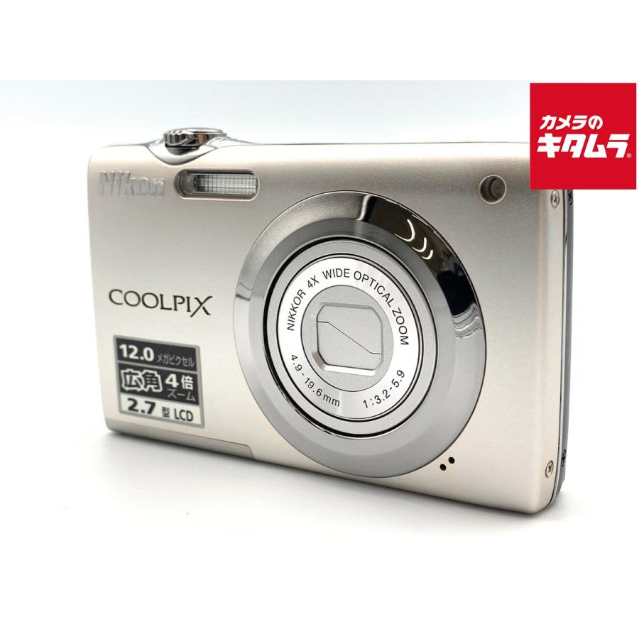 【美品】Nikon COOLPIX S3000 コンデジ シルバー 動作確認済 中古】 【難あり品】 ニコン COOLPIX S3000 ピュアシルバー : カメラの