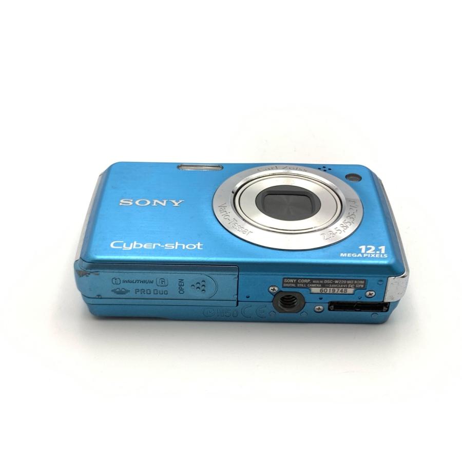 中古】 【難あり品】 ソニー Cyber-shot DSC-W220 LC ブルー : カメラ
