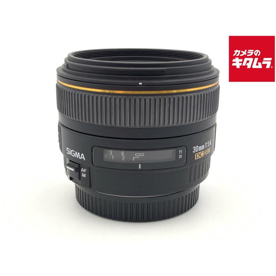 並品】 シグマ 30mm F1.4 EX DC HSM キヤノン用 シグマ 30mm F1.4 DC