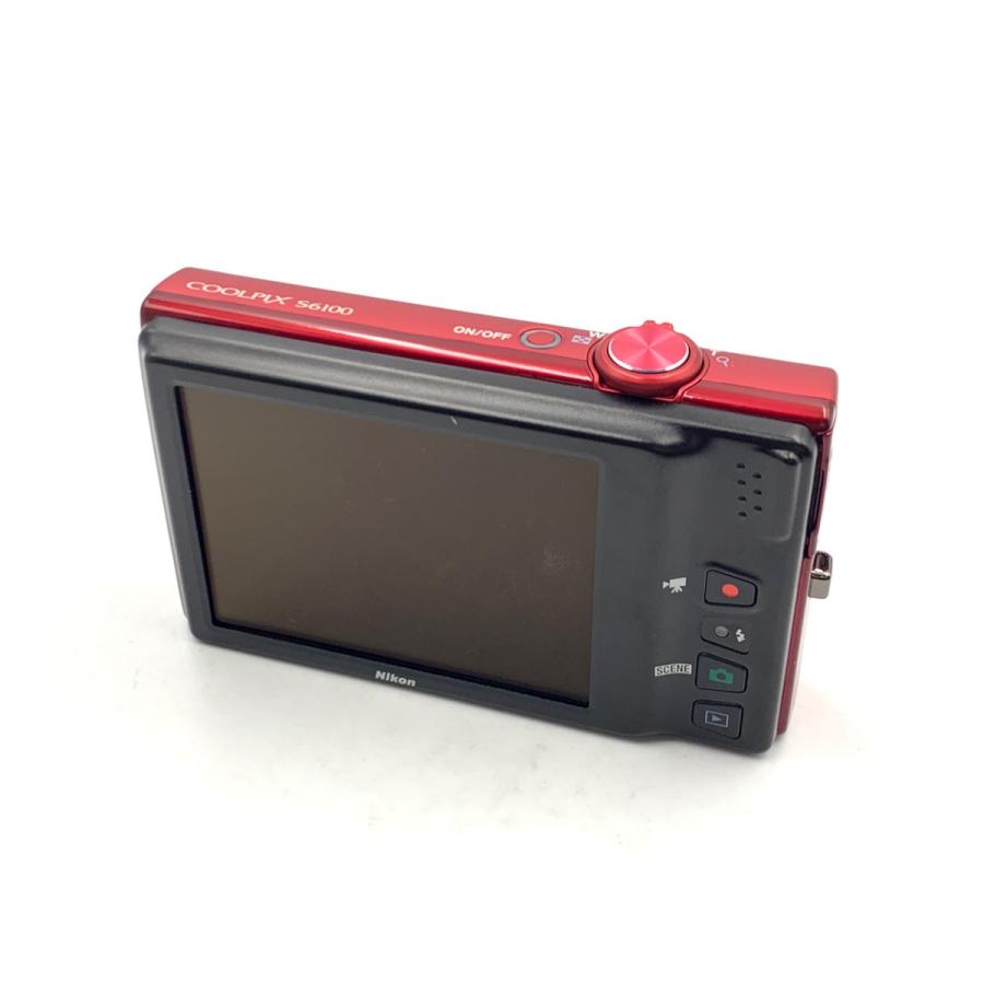 中古】 【並品】 ニコン COOLPIX S6100 スーパーレッド : カメラの