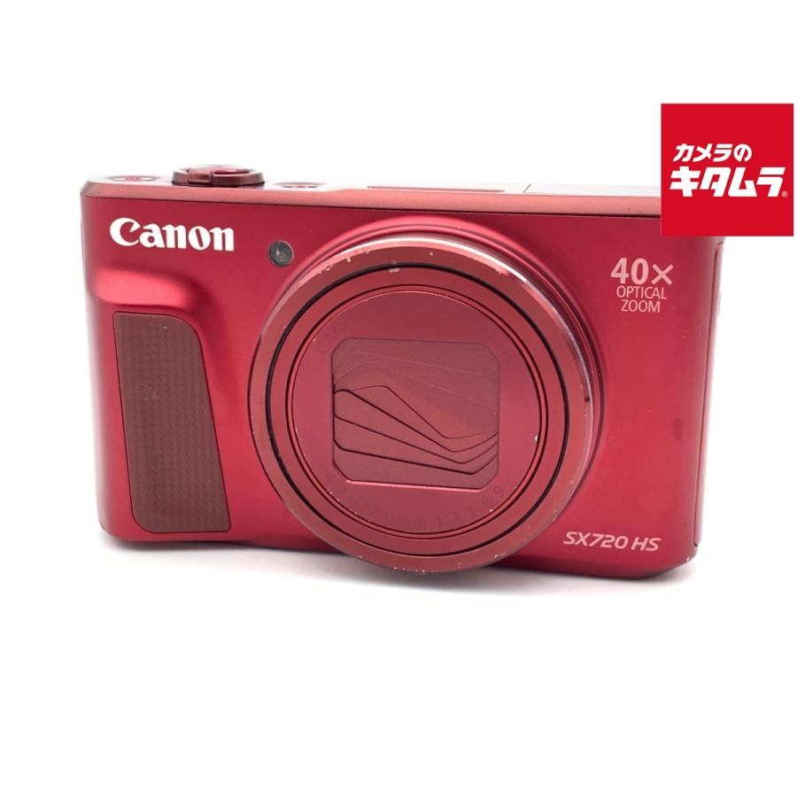 中古】 【難あり品】 キヤノン PowerShot SX720 HS レッド : カメラの 
