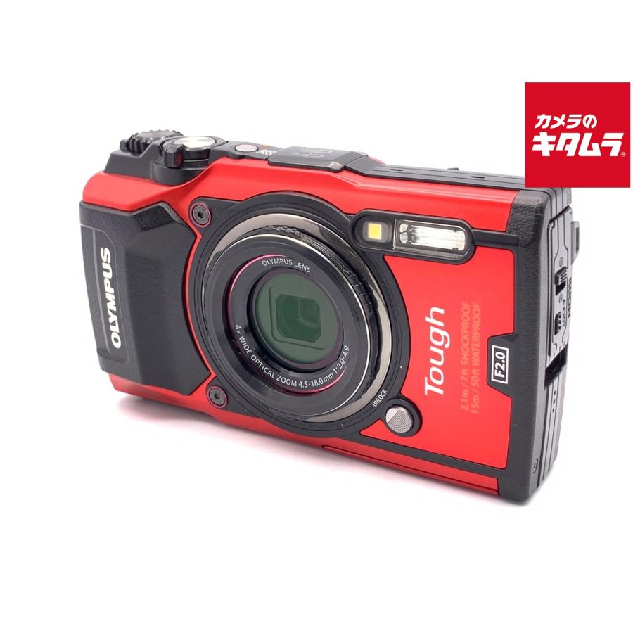 中古】 【並品】 オリンパス Tough TG-5 RED レッド : カメラの 