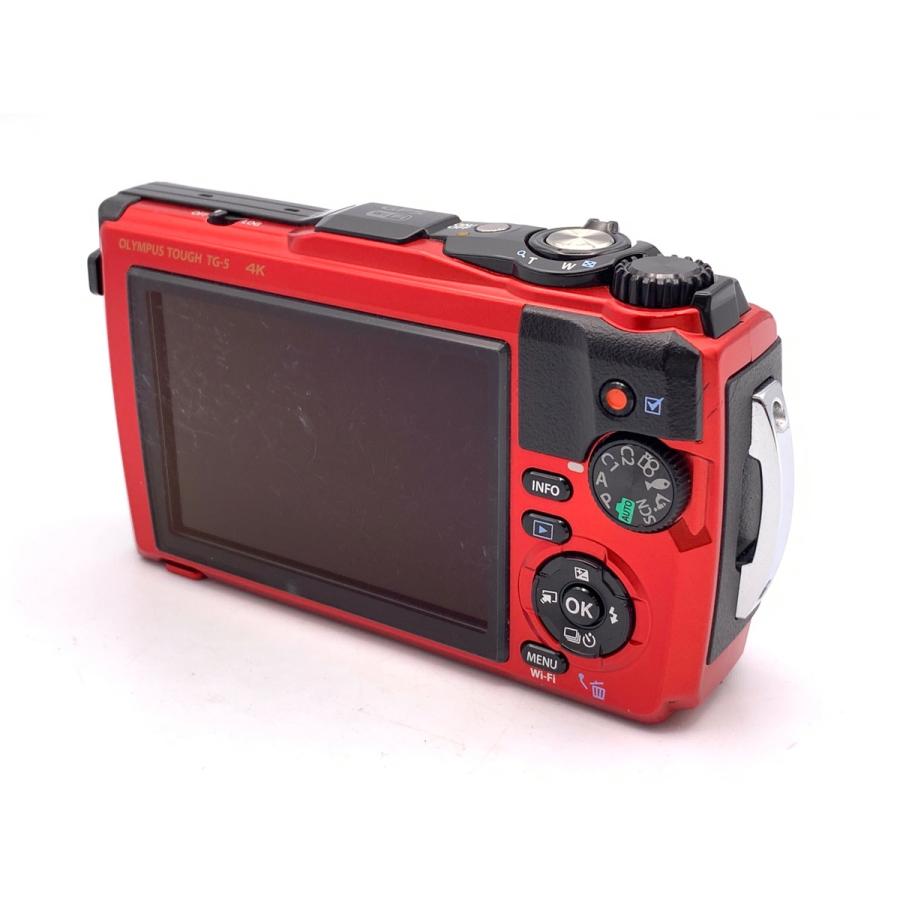 中古】 【並品】 オリンパス Tough TG-5 RED レッド : カメラの 