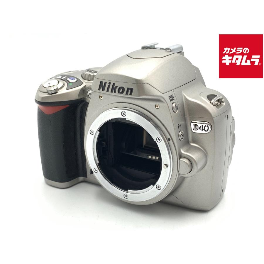 ★快調！美品★Nikon D40 ボディ 中古】 【並品】 ニコン D40 シルバーボディ : カメラのキタムラヤフー