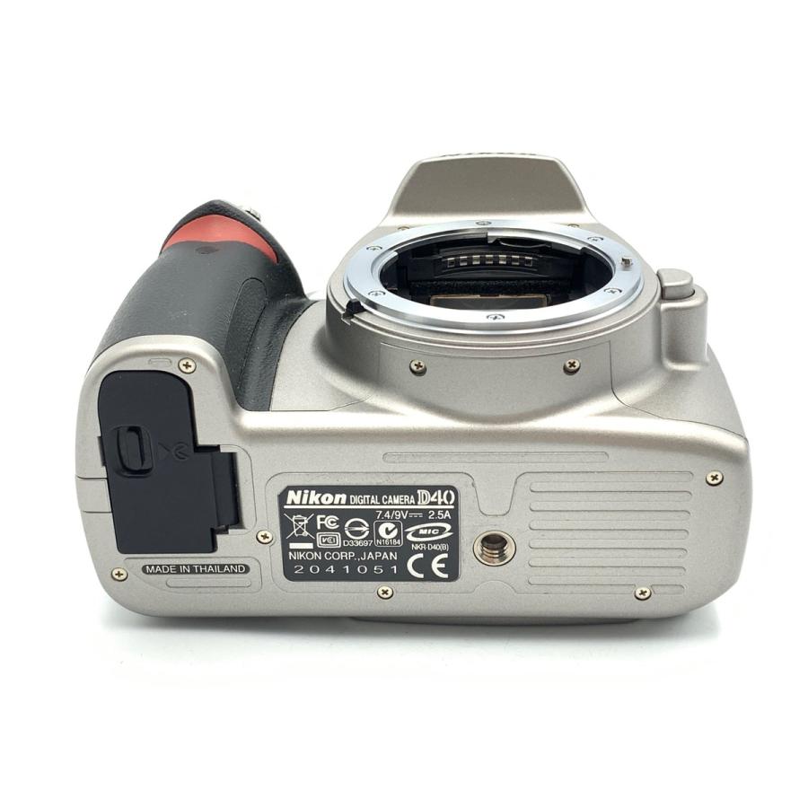 ★快調！美品★Nikon D40 ボディ 中古】 【並品】 ニコン D40 シルバーボディ : カメラのキタムラヤフー