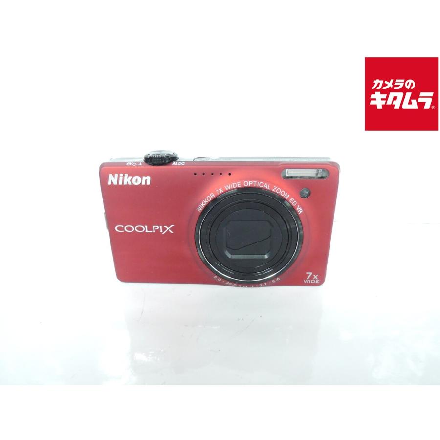 Nikon COOLPIX S6000 デジタルカメラレッド 動作品 液晶難あり 中古】 【難あり品】 ニコン COOLPIX S6000 フラッシュレッド : カメラ