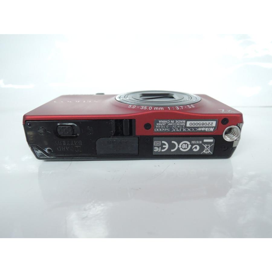 中古】 【難あり品】 ニコン COOLPIX S6000 フラッシュレッド : カメラ