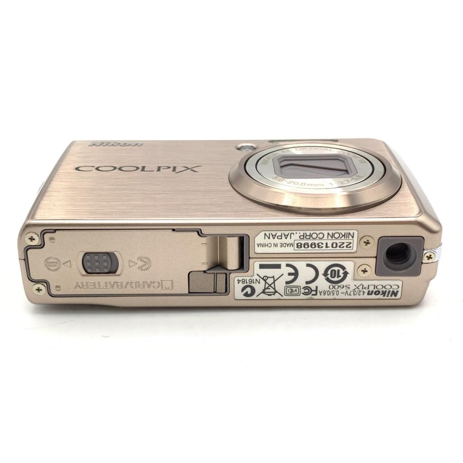 中古】 【良品】 ニコン COOLPIX S600 ピンクゴールド : カメラの