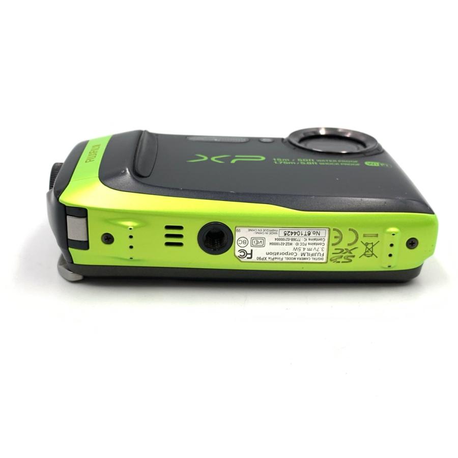 中古】 【難あり品】 フジフイルム FinePix XP90 ライム : カメラの