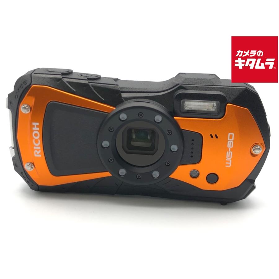 中古】 【新品同様】 リコー WG-80 オレンジ : カメラのキタムラヤフー