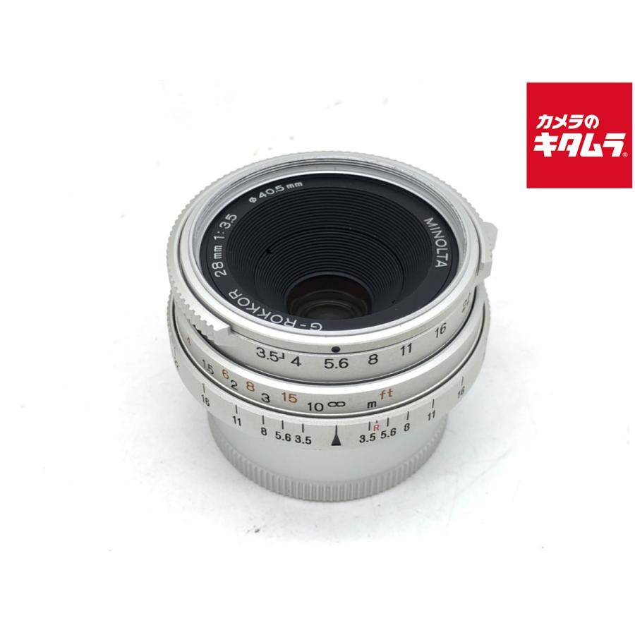 中古】 【並品】 ミノルタ Gロッコール 28mm F3.5 （Lマウント