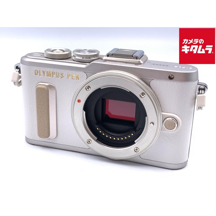 OLYMPUS PEN E-PL8 ミラーレスカメラ ホワイト 中古】 【並品