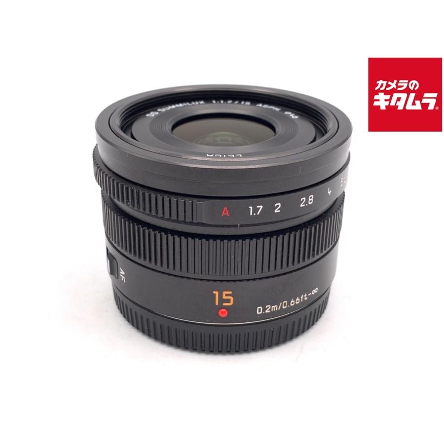 中古】 【並品】 パナソニック LEICA DG SUMMILUX 15mm/F1.7 ASPH. [H