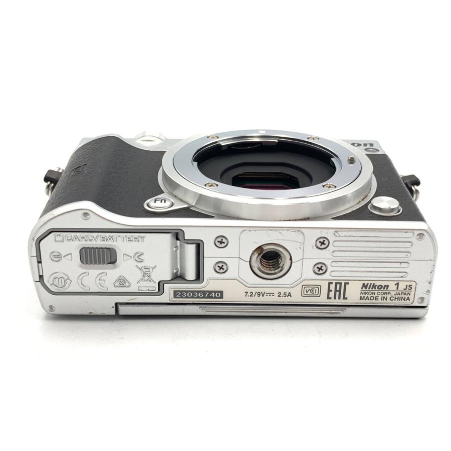 中古】 【並品】 ニコン Nikon1 J5 ボディ シルバー : カメラの