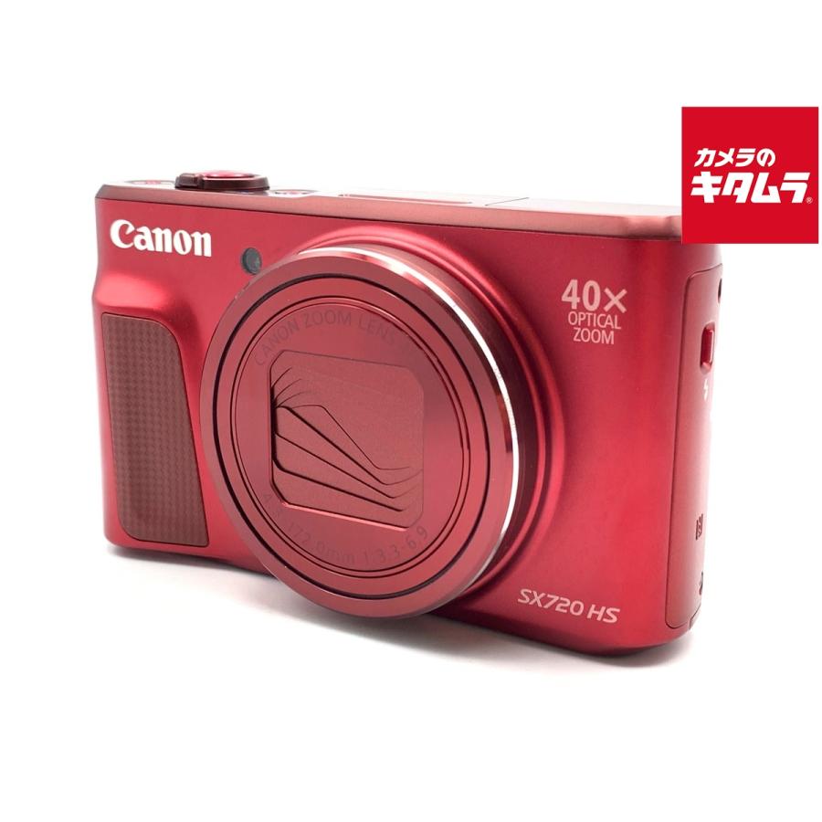 中古】 【難あり品】 キヤノン PowerShot SX720 HS レッド : カメラの