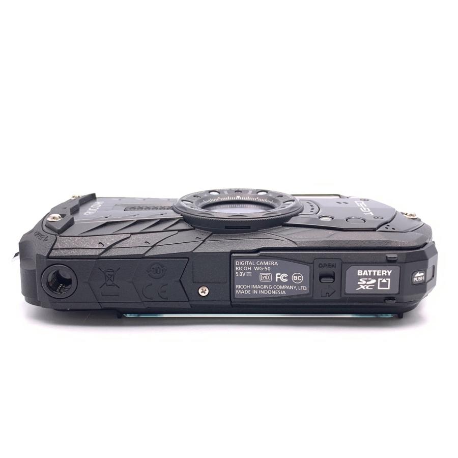 良品中古 RICOH WG-50 ブラック  M333 RICOH - 【中古】(リコー) RICOH WG-50 ブラックの通販 by ナニワ