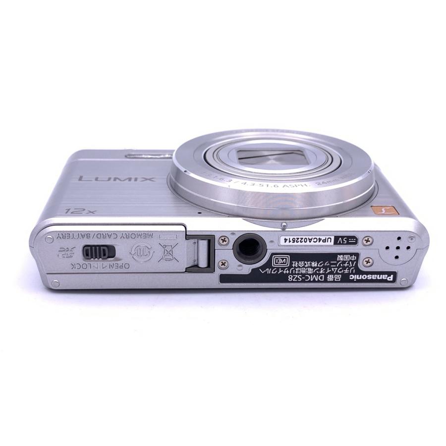中古】 【良品】 パナソニック LUMIX DMC-SZ8-S シルバー : カメラの