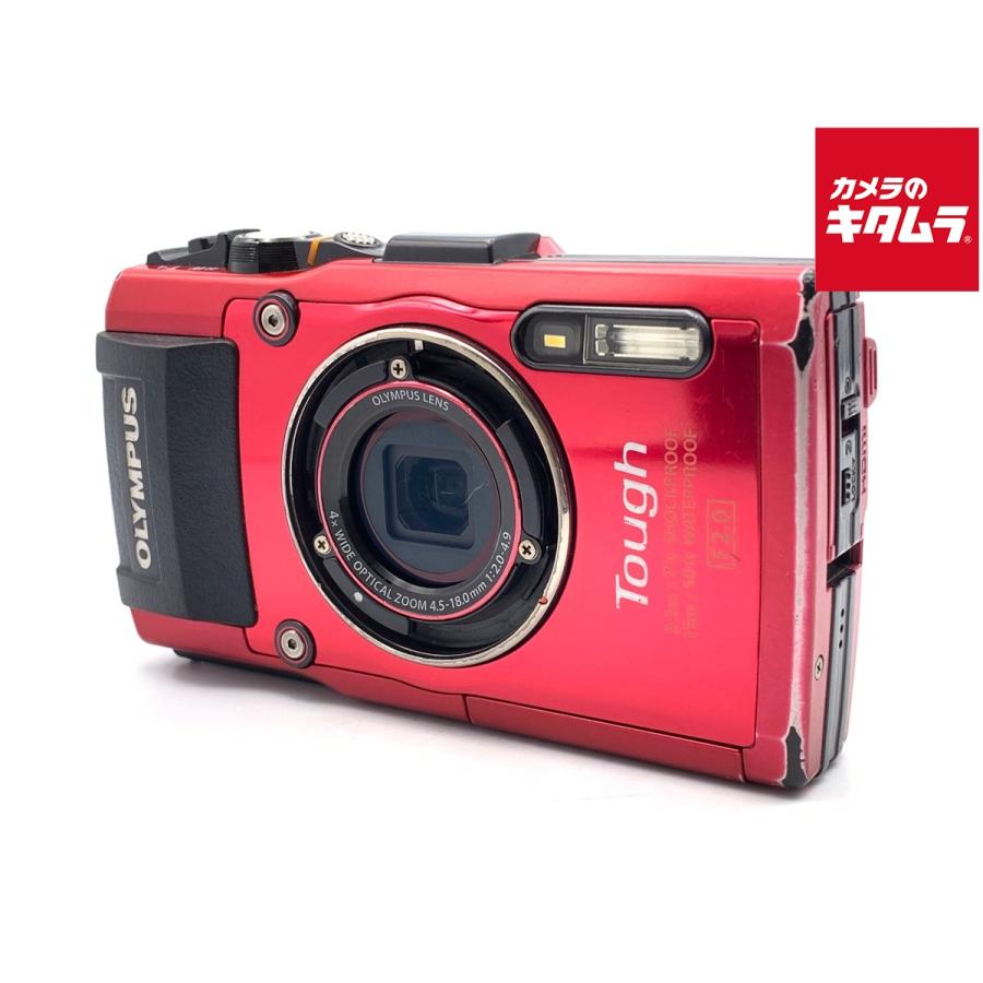 【OLYMPUS】カメラ TG-4【中古/動作確認済み】 中古】 【良品】 オリンパス STYLUS TG-4 Tough RED レッド : カメラの