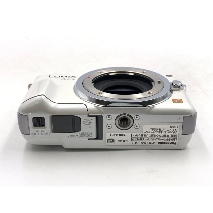 中古】 【並品】 パナソニック LUMIX DMC-GF3-W ボディ シェルホワイト