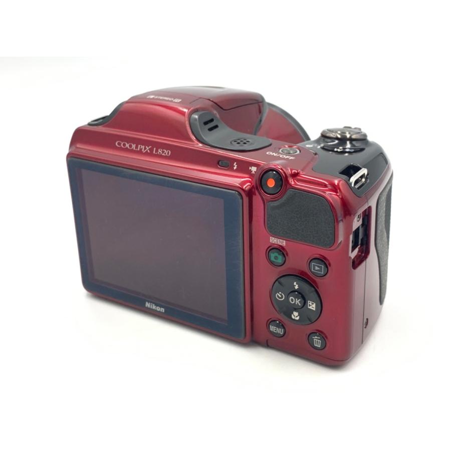 中古】 【並品】 ニコン COOLPIX L820 RD レッド 【公式通販】