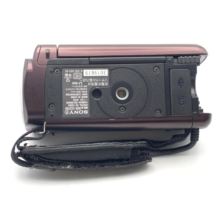 中古】 【良品】 ソニー HDR-CX270V ボルドーブラウン : カメラの