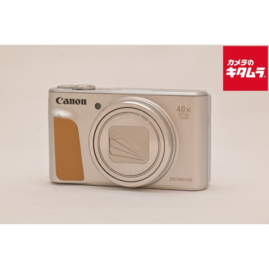 中古】 【並品】 キヤノン PowerShot SX740 HS シルバー : カメラの