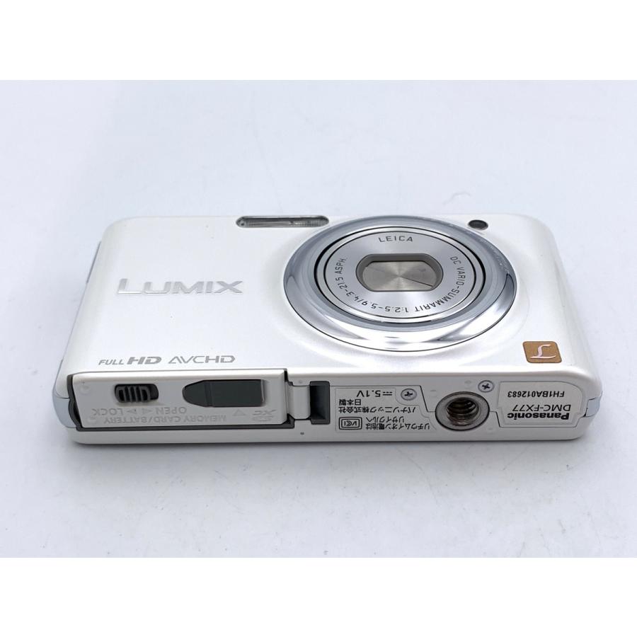 中古】 【並品】 パナソニック LUMIX DMC-FX77 リリーホワイト