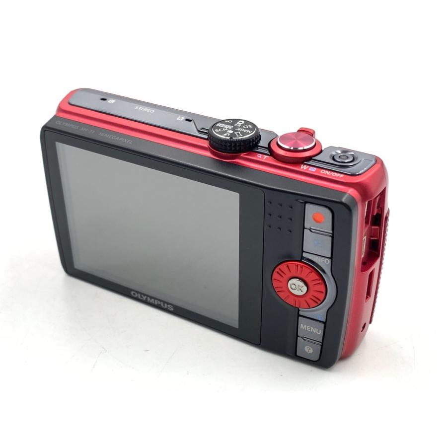 中古】 【並品】 オリンパス SH-21 レッド : カメラのキタムラヤフー店