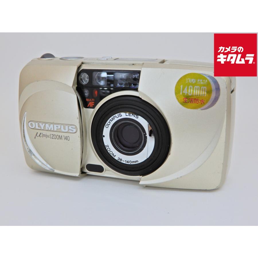 コンパクトデジタルカメラ オリンパス μZOOM 140 シャンパンゴールド中古 中古】 【並品】 オリンパス μZOOM 140 シャンパンゴールド : カメラの