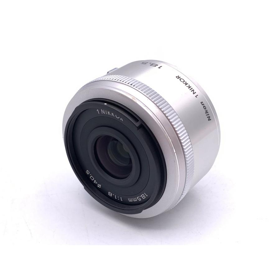 中古】 【並品】 ニコン 1 NIKKOR 18.5/1.8 シルバー : カメラの