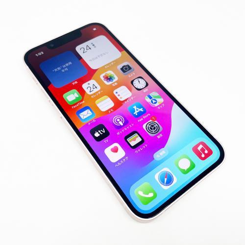 【中古：A(美品)】Apple iPhone 13 mini 128GB ピンク SIMフリー 《納期約１−２週間》の画像