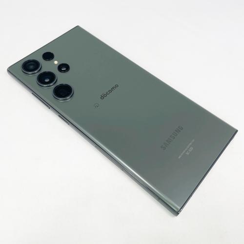 【中古：A(美品)】 Samsung Galaxy S23 Ultra 5G SC-52D 256GB グリーン SIMフリー 《納期約１−２週間》の画像