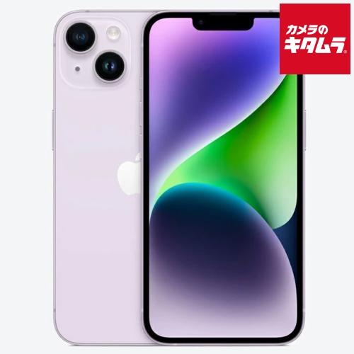 【中古：A(美品)】Apple iPhone 14 128GB パープル SIMフリー 《納期約１−２週間》