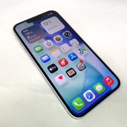 【中古：A(美品)】Apple iPhone 14 128GB パープル SIMフリー 《納期約１−２週間》の画像