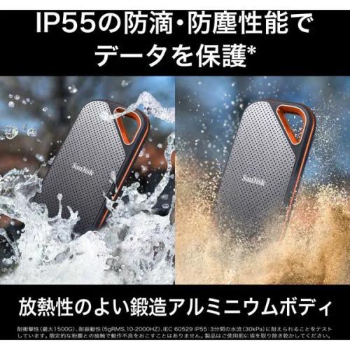 サンディスク SDSSDE81-1T00-J25 エクストリーム プロ ポータブルSSD 1TB 《納期約３週間》の画像