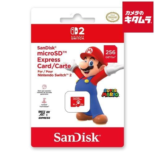 SanDisk 【Switch 2】 microSD Express Card 256GB（Yahoo!・カメラのキタムラヤフー店）