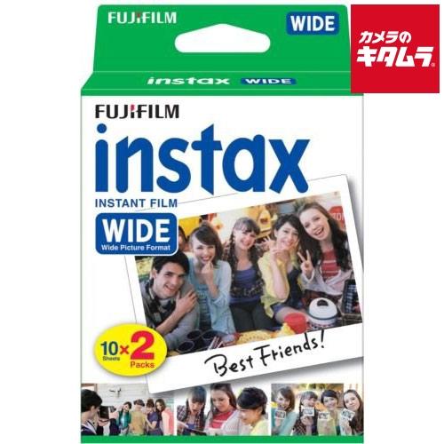 FUJIFILM (富士フィルム) インスタントカラーフィルム instax WIDE 2パック(10枚入×2)の商品画像（Yahoo!ショッピング）