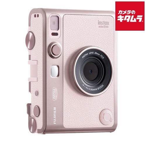 フジフイルム インスタントカメラ instax mini Evo GENTLE ROSE 「チェキ」 富士フイルム ちぇき フイルムカメラ