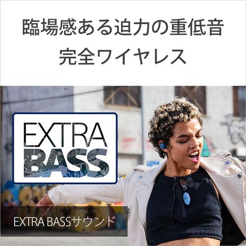 ソニー 完全ワイヤレスイヤホン WF-XB700 LZ ブルー 