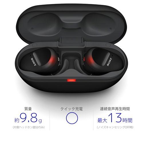 ソニー ノイズキャンセリング機能搭載 防水 完全ワイヤレスイヤホン Wf Sp800n Bm ブラック カメラのキタムラ Paypayモール店 通販 Paypayモール